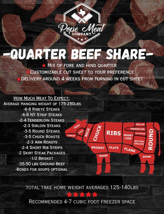 Quarter Beef Deposit