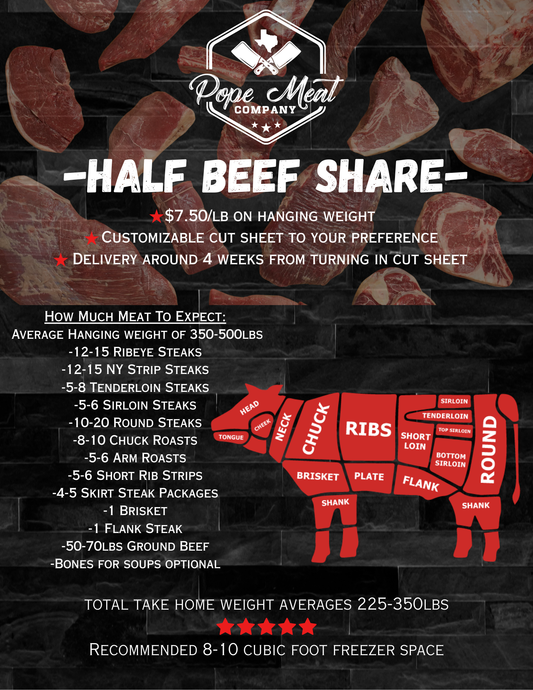 Half Beef Share Deposit
